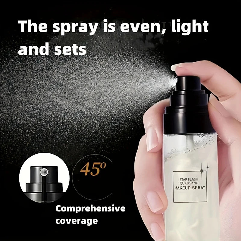 Quicksand Makeup Setting Spray 100ml,Oil Control Makeup Fixing Setting Spray with Lightweight for Flawless Matte Finish&Radiant Zpaxo