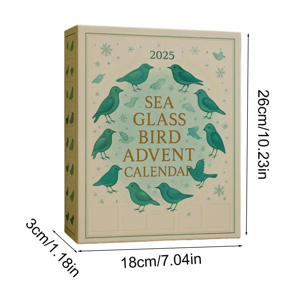 Bird Christmas Advent Calendar 2025 24 Days 2D Acrylic Pendants