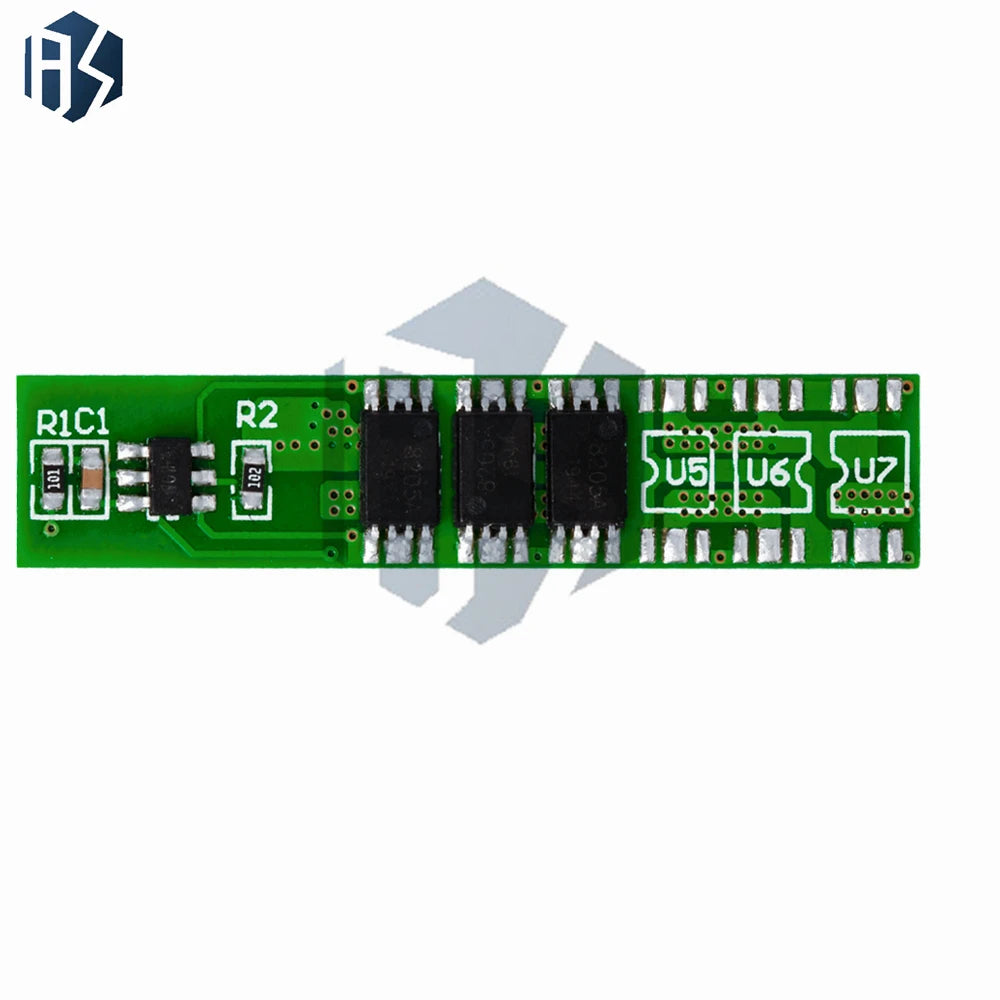 ‌1/5-Pack 1S 5A 3.7V Li-ion BMS/PCM Battery Protection Board – Overcharge/Discharge/Short-Circuit Protection for 18650, 14500 Zpaxo