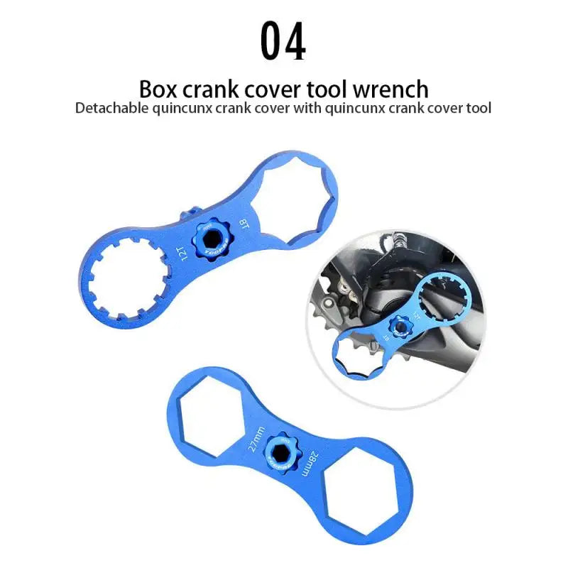MTB Bike Fork Shoulder Wrench Bicycle Front Fork Repair Tools For Suntour XCR XCT XCM RST 8/12T 27/28mm Front Fork Removal Tool Zpaxo