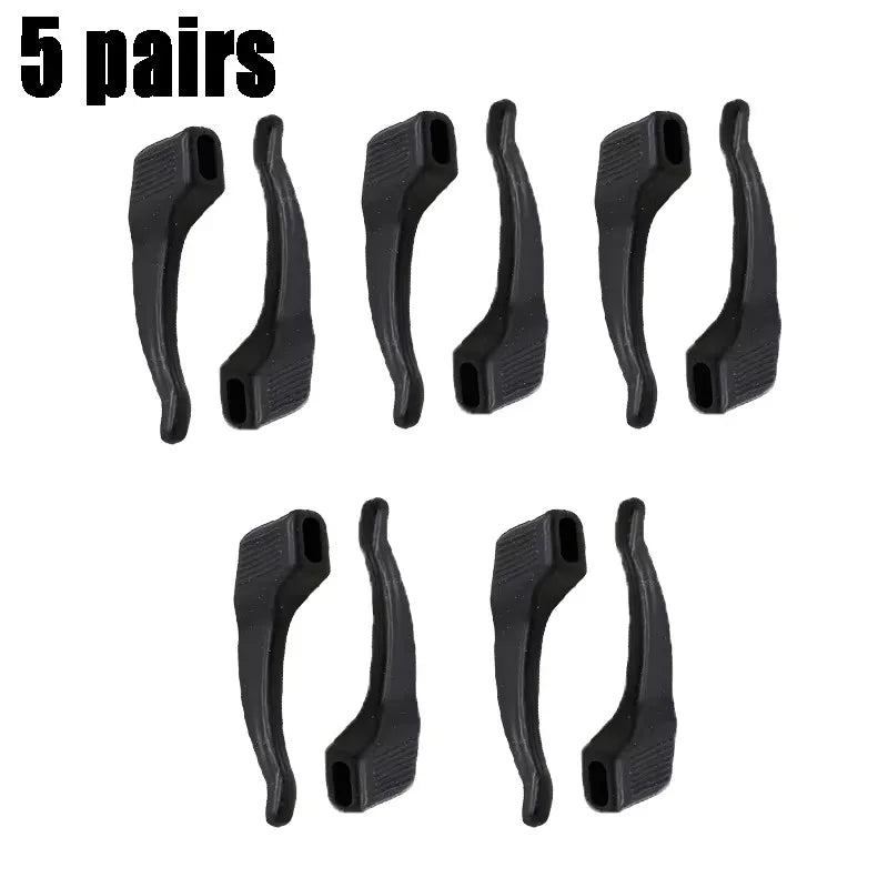 Clear Silicone Anti-Slip Eyeglass Ear Hooks | 1–20 Pairs