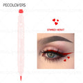 1PC Liquid Eyeliner Stamp - Waterproof, Slim Gel Felt Tip with Heart, Star, Triangle & Flower Shapes for Creative Eye Makeup Zpaxo 07