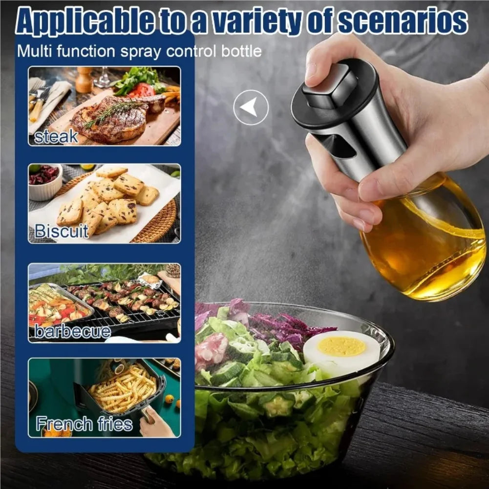 200ml Stainless Steel Oil Sprayer Mister for Cooking | Olive Oil Oil Spray Mister Zpaxo