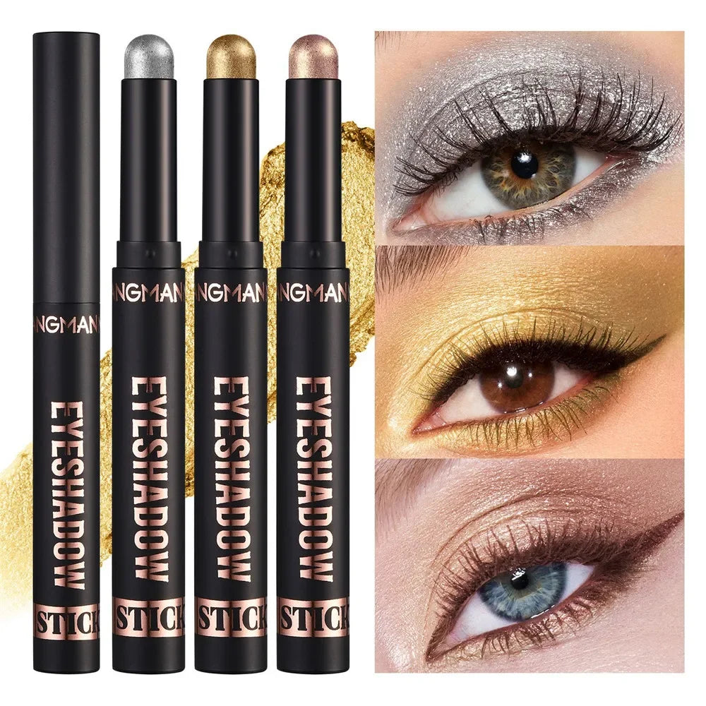 Waterproof Pearlescent Eyeshadow Pencil Stick 8 Colors Lasting Zpaxo
