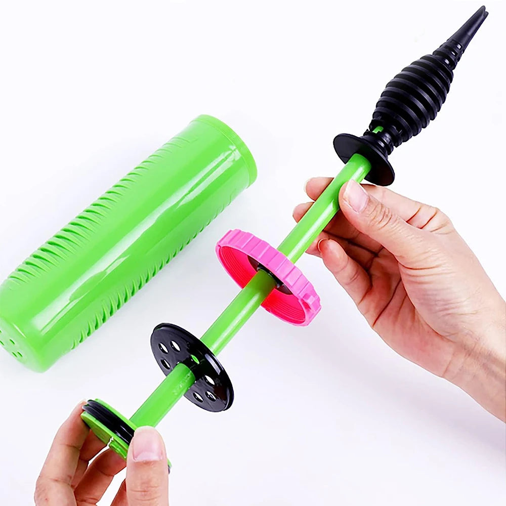 Balloon Pump Handheld Two-Way Dual Action - Hand Blower Air Pumper Balloons Ballon Inflator Pumping for Wedding Birthday Party Zpaxo