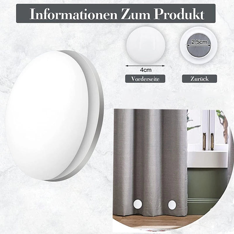 Magnetic Shower Curtain Weights – Rustproof Silicone Covered Curtain Weight Clip Zpaxo