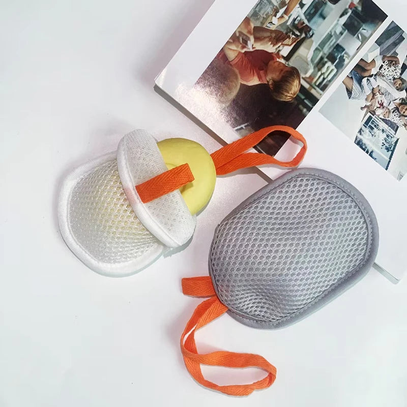 Double-Sided Foaming Soap Bag & Body Exfoliating Bath Net Exfoliating Soap Bag Zpaxo