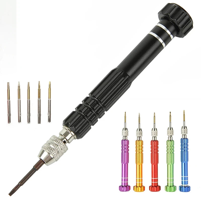 5 In 1 Multifunction Repair Open Tool Kit Screwdrivers For iPhone Samsung Xiaomi DIY Mobile Phone Disassemble Open Repair Tools Zpaxo