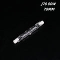R7S Halogen Linear Light Bulb J 360 Beam Angle Ceiling Cabinet Desk Zpaxo J78 80W