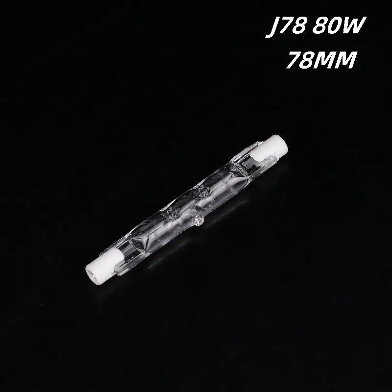 R7S Halogen Linear Light Bulb J 360 Beam Angle Ceiling Cabinet Desk Zpaxo J78 80W