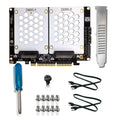 U 2 Dual-disk Adapter Card SATA Hard Drive PCIE4 0 Split U2 PCI E PCIe
