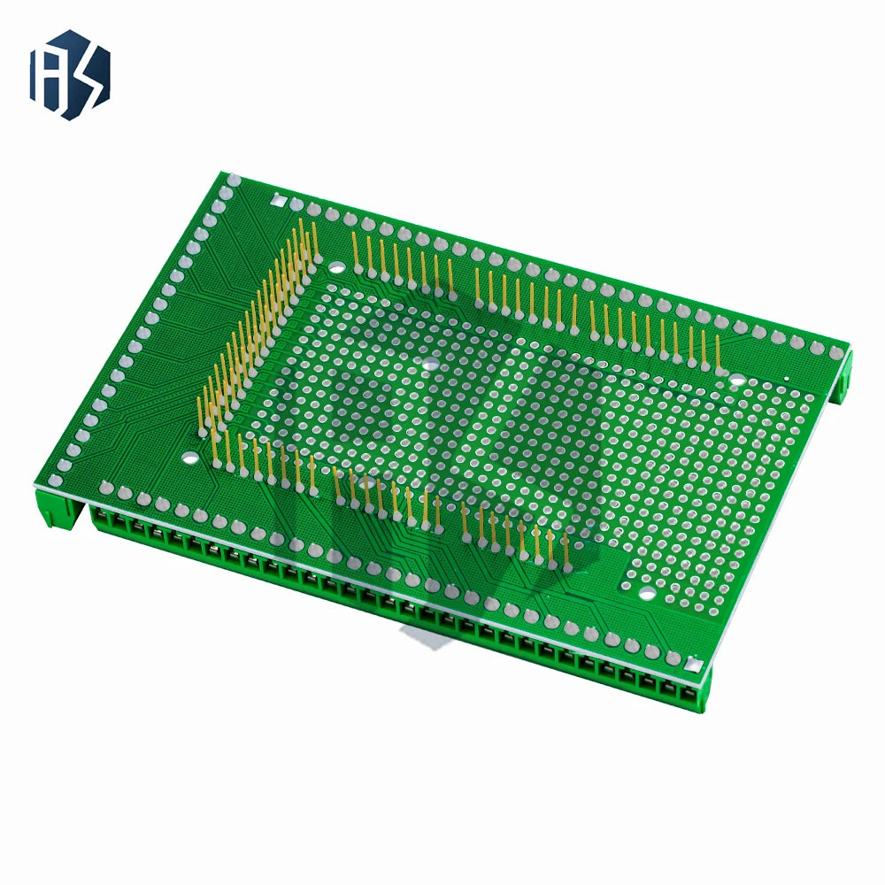 Double-Sided PCB Screw Terminal Block Expansion Shield for Arduino MEGA-2560 R3 – Prototyping Kit with Development Board Module Zpaxo