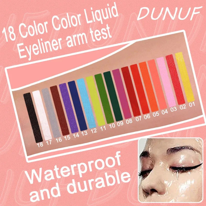 1 Pcs Waterproof Long-Wearing Liquid Eyeliner - Smudge-Resistant, Transfer-Proof, Perfect For Creating Dramatic Looks Zpaxo