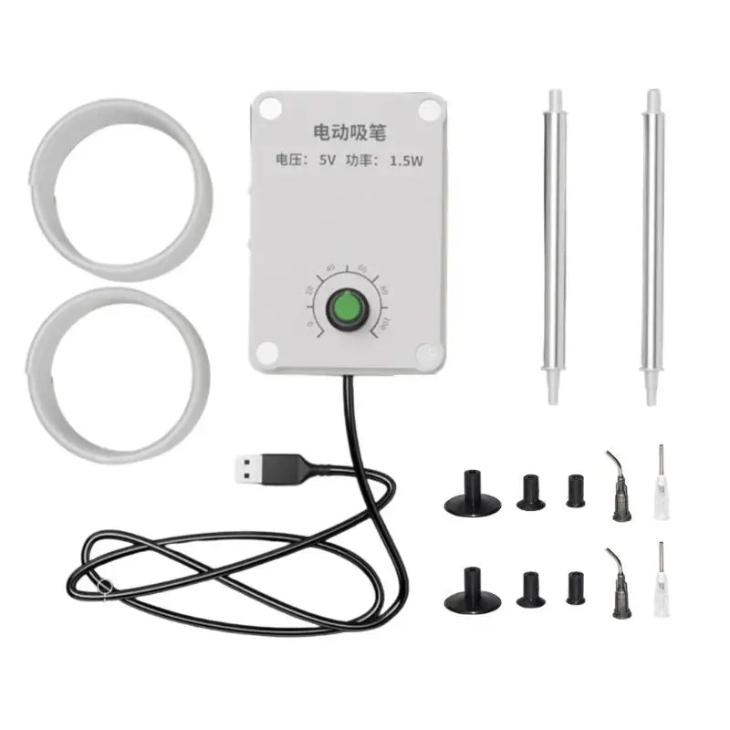 USB Power Vacuum Suction Pen For IC And CPU Chip With Adjustable Suction Strength 1/2/3/4 Suction Pad option Zpaxo 2 set suction cup CN