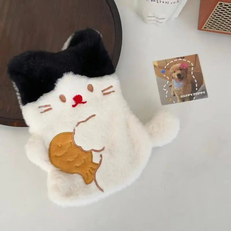 2025 Belly Warmer Thick Plush Hand Cute Cartoon Water Bottle Warm Bag Zpaxo A4