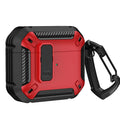 TPU Protective Cover Airpods 1 2 3 Earphones Case Keychain Carabiner