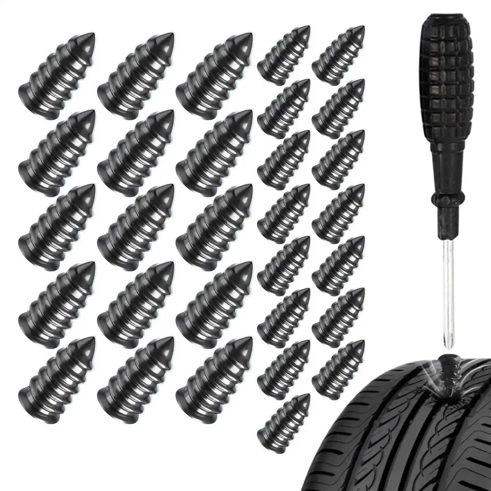 Universal Tire Repair Vacuum Puncture Plug Motorcycle Car Truck ATV