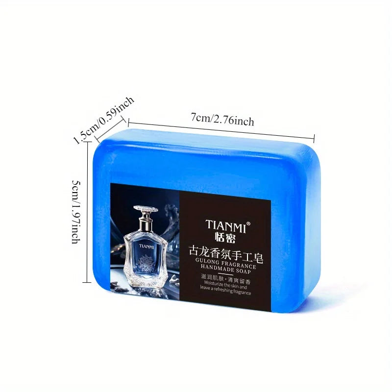 2-Pack Men's Cologne 3-in-1 Soap – Hair, Face & Body Bar Men's Bar Soap Zpaxo