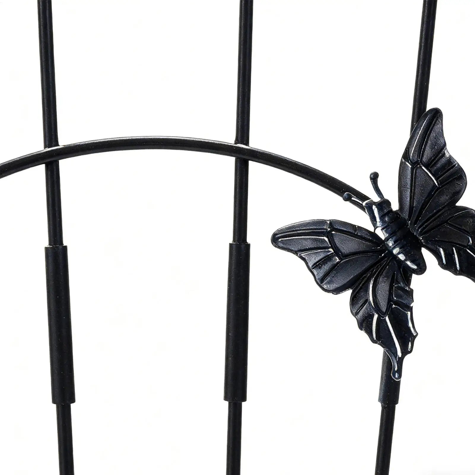 Climbing Plant Trellis – 76cm Iron Vine & Flower Support Stake Plant Trellis Support Zpaxo