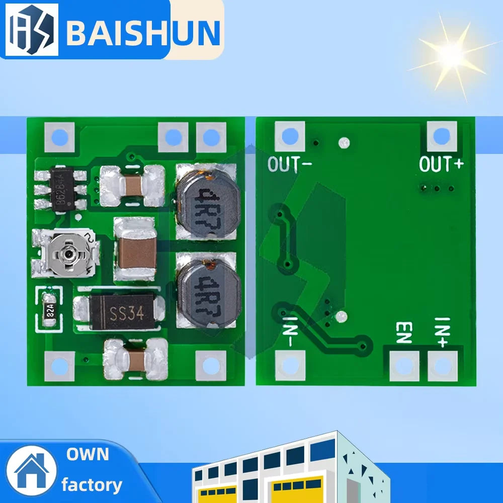 1 2V 5V DC Buck Converter Ultra-compact 12V Voltage Regulator 3V Zpaxo
