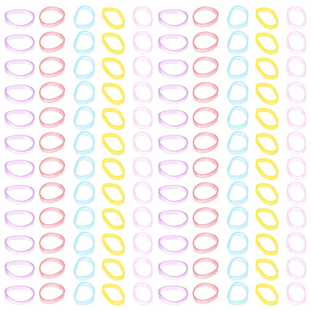 1 Box Versatile Colorful Elastic Hair Bands Dogs Cats Pet Ties