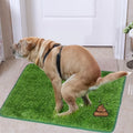 Artificial Grass Dog Potty Pad - Easy ToClean, Odor Resistant,Indoor/OutdoorPet Training Solution Zpaxo green 46X36cm