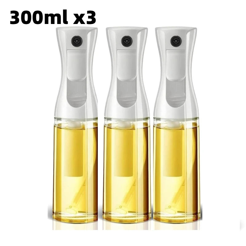 Oil Spray for Cooking - Olive Oil Dispenser Bottle Sprayer Mist-Reusable Food Grade Oil Vinegar,Spray Bottle Kitchen Accessories Zpaxo 300ml white-3pcs