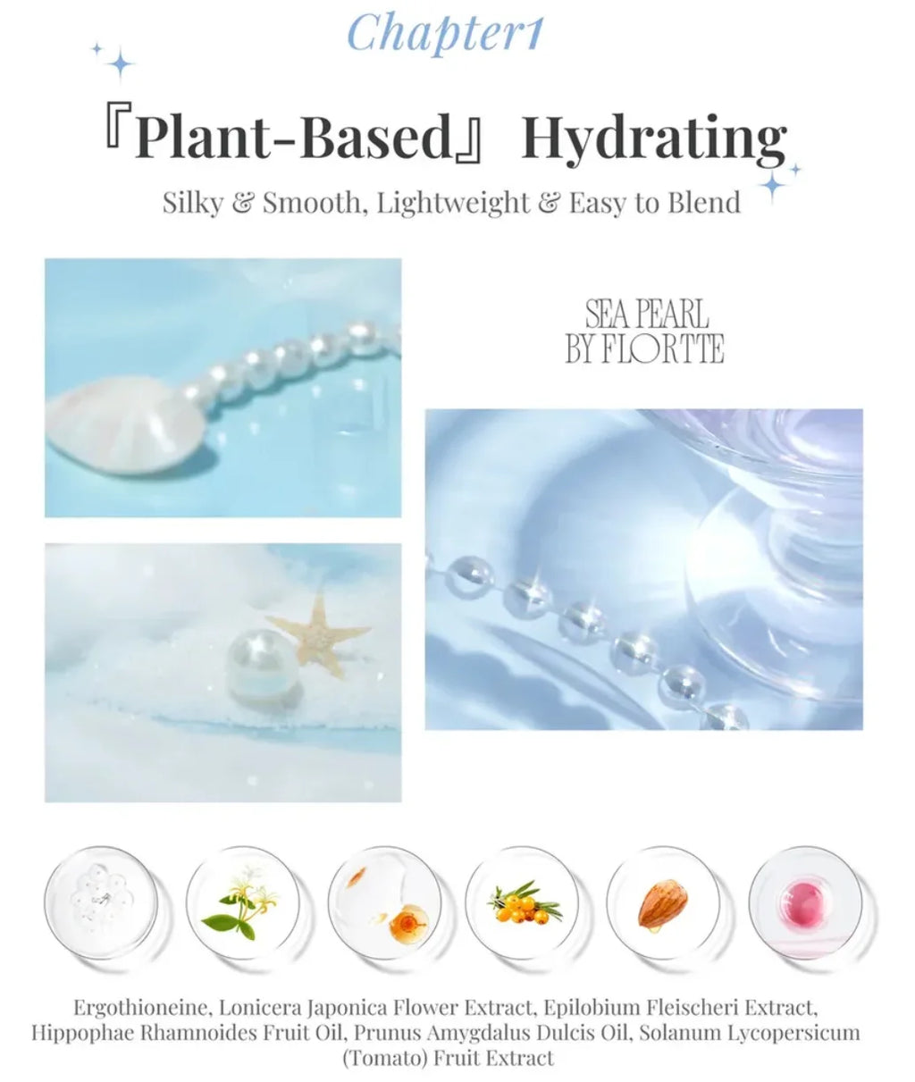 Flortte Liquid Contouring Sea pearl Double-end Highlighter Countour Light Shadow Shaping Concealer Shading Transferproof Makeup Zpaxo