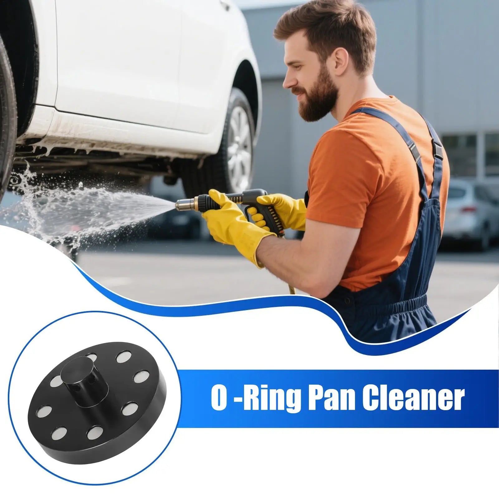 Undercarriage Cleaner Wheel Arch Flusher Quick Connect Vehicle Chassis Wash Kit for Car SUV Road Pressure Washer Garden Hose Zpaxo