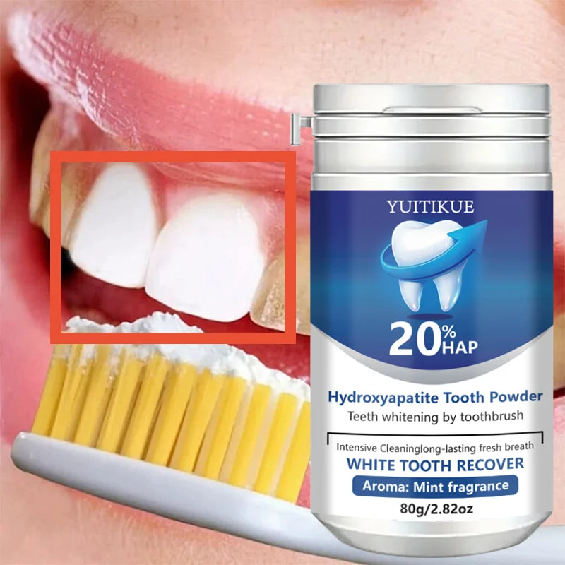 Hydroxyapatite Tooth Powder – Whitening & Enamel Repair 80g Tooth Whitening Powder Zpaxo