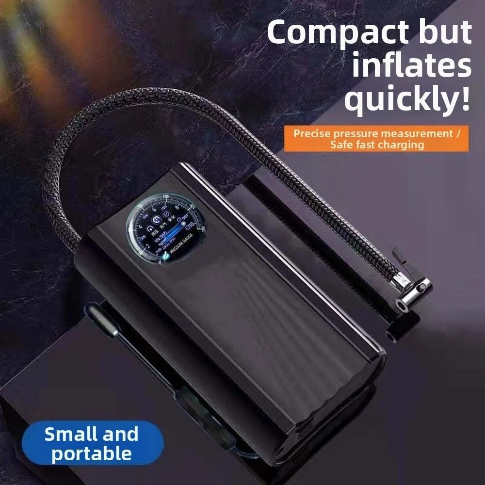 High-power Car Tire Inflator Pump Magnetic Faster Inflation Auto Air Zpaxo