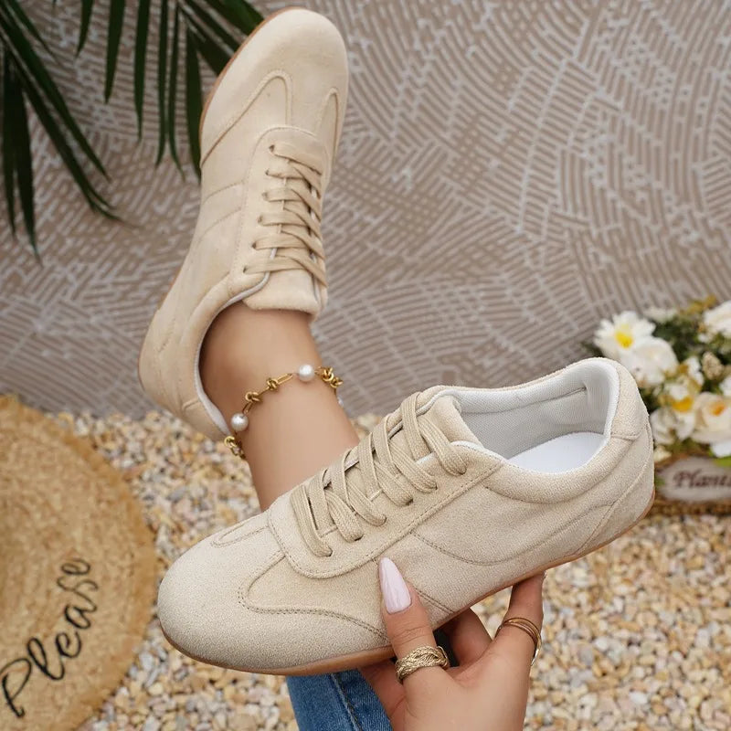 Women's Spring Autumn Comfortable Lightweight Solid Wear-resistant Zpaxo