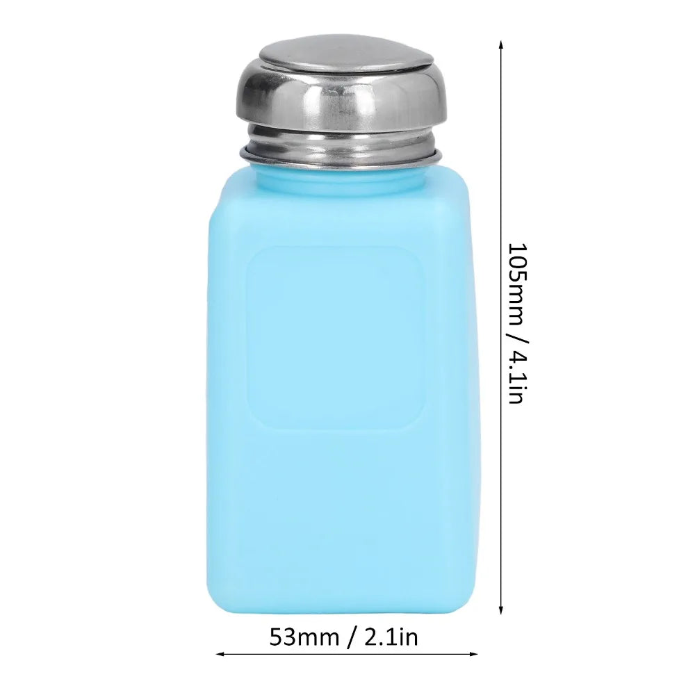 Push Down Alcohol Dispenser Anti-reflux Pump White Blue Solvent Zpaxo