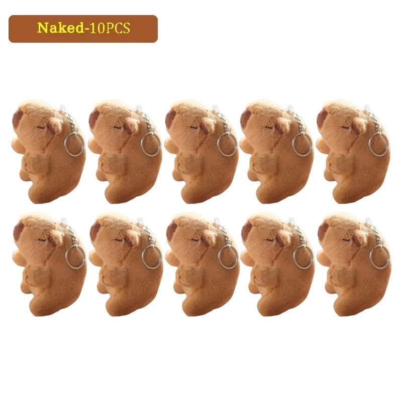 1- Water Dolphin Cotton Red Lovely Cute Creative Capybara Pendant Zpaxo Naked 10PCS