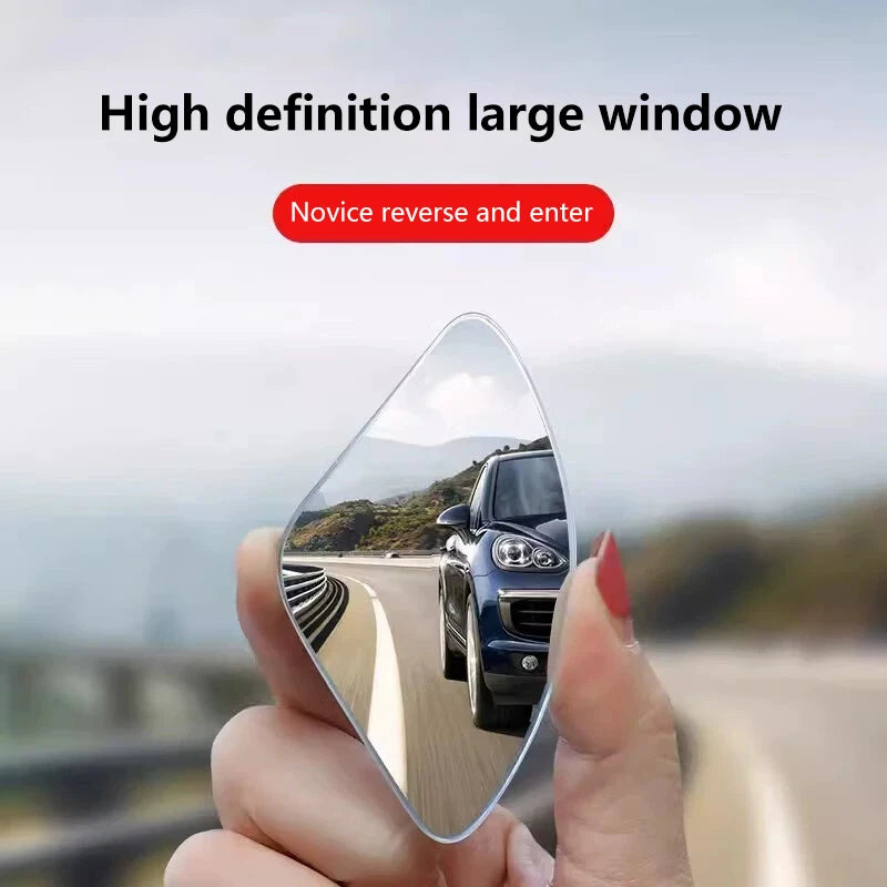 2-Pack 360° Blind Spot Mirrors – Wide-Angle Car Rearview Assist