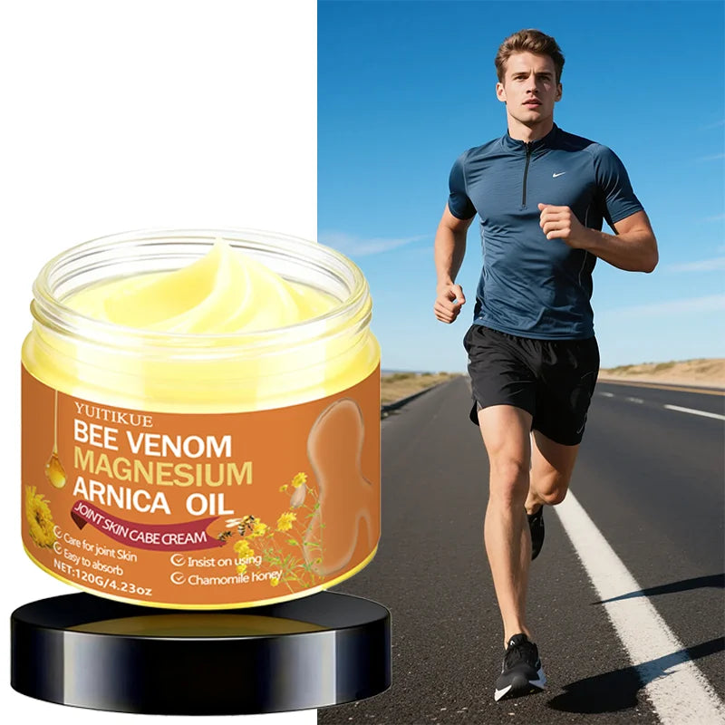YUITIKUE Bee Venom Magnesium Arnica Joint Cream | 120g Joint Skin Cream Zpaxo