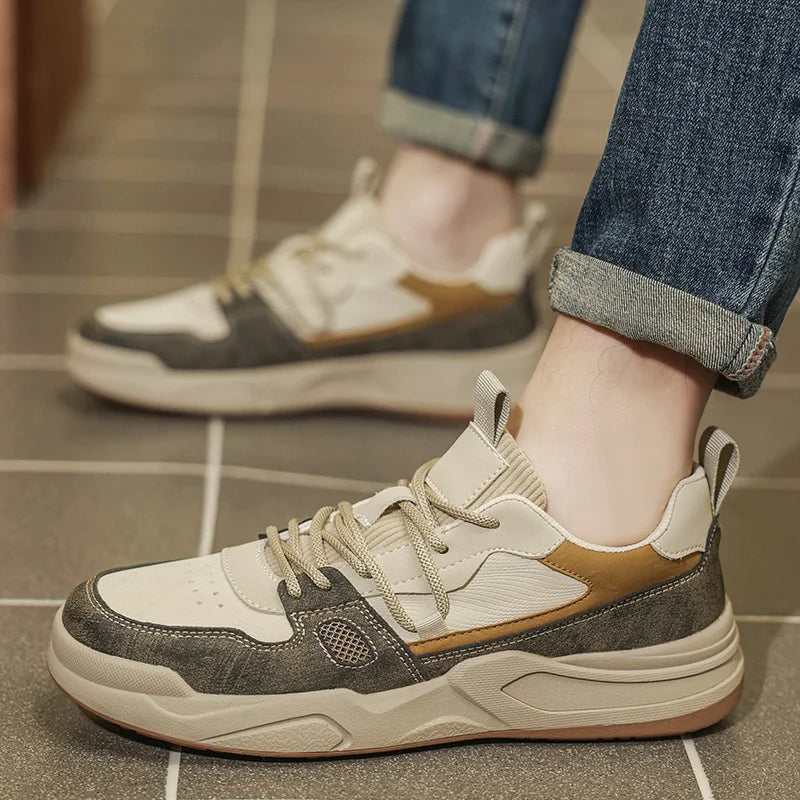 Men's Casual Sneakers Luxury Trainer Shoes Breathable Race Running