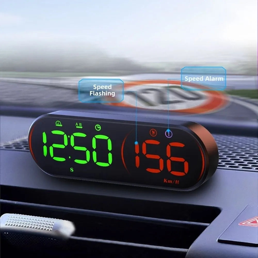 HUD Car Head Up Display Universal Plastic Digital Speedometer KMH MPH Zpaxo