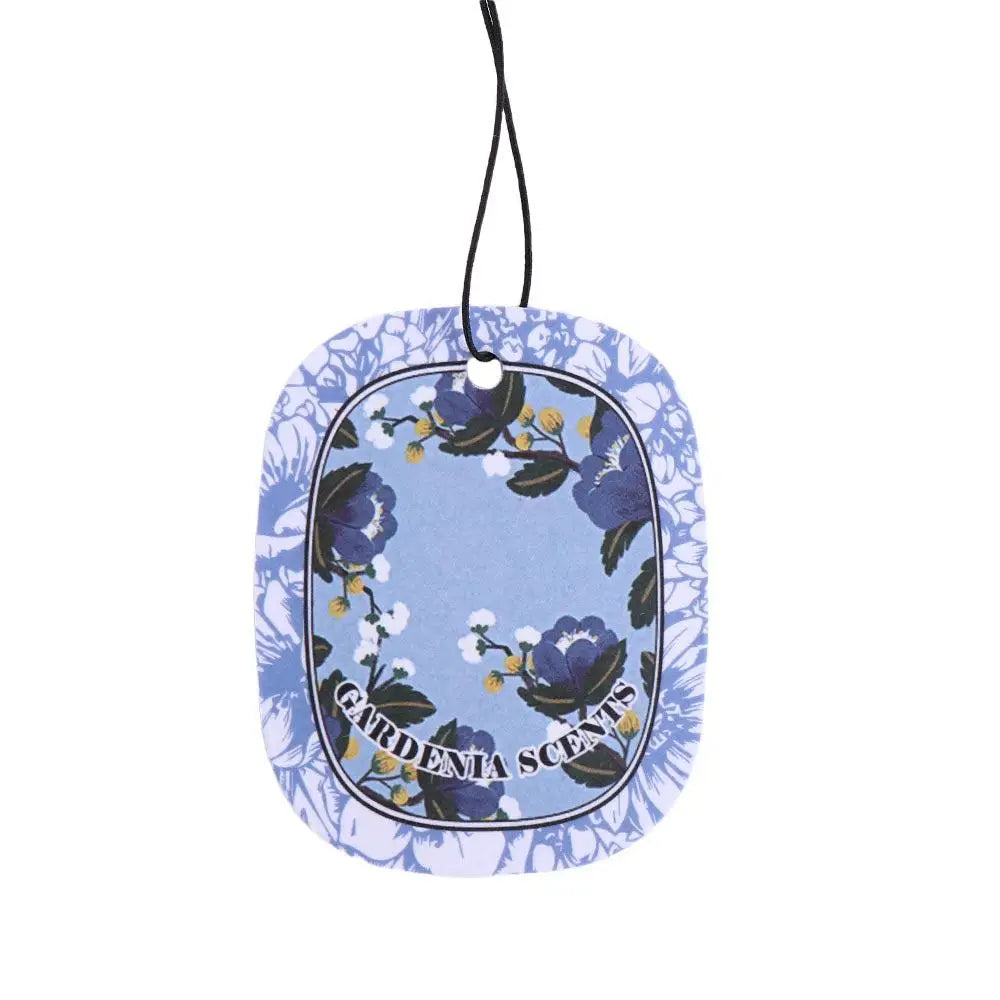 Paper Car Fragrance Hanging Decoration Ellipse Car Aromatherapy Rearview Mirror Pendant Long-lasting DIY Zpaxo Style 6