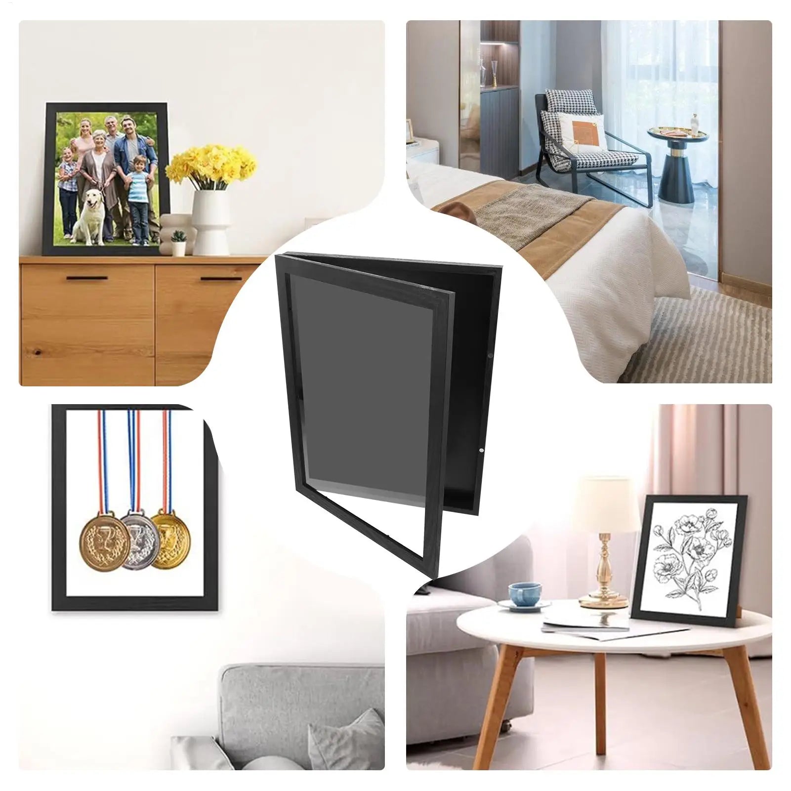 Sports Shirt Frame UV Protection Wall Display Case Home Shelf