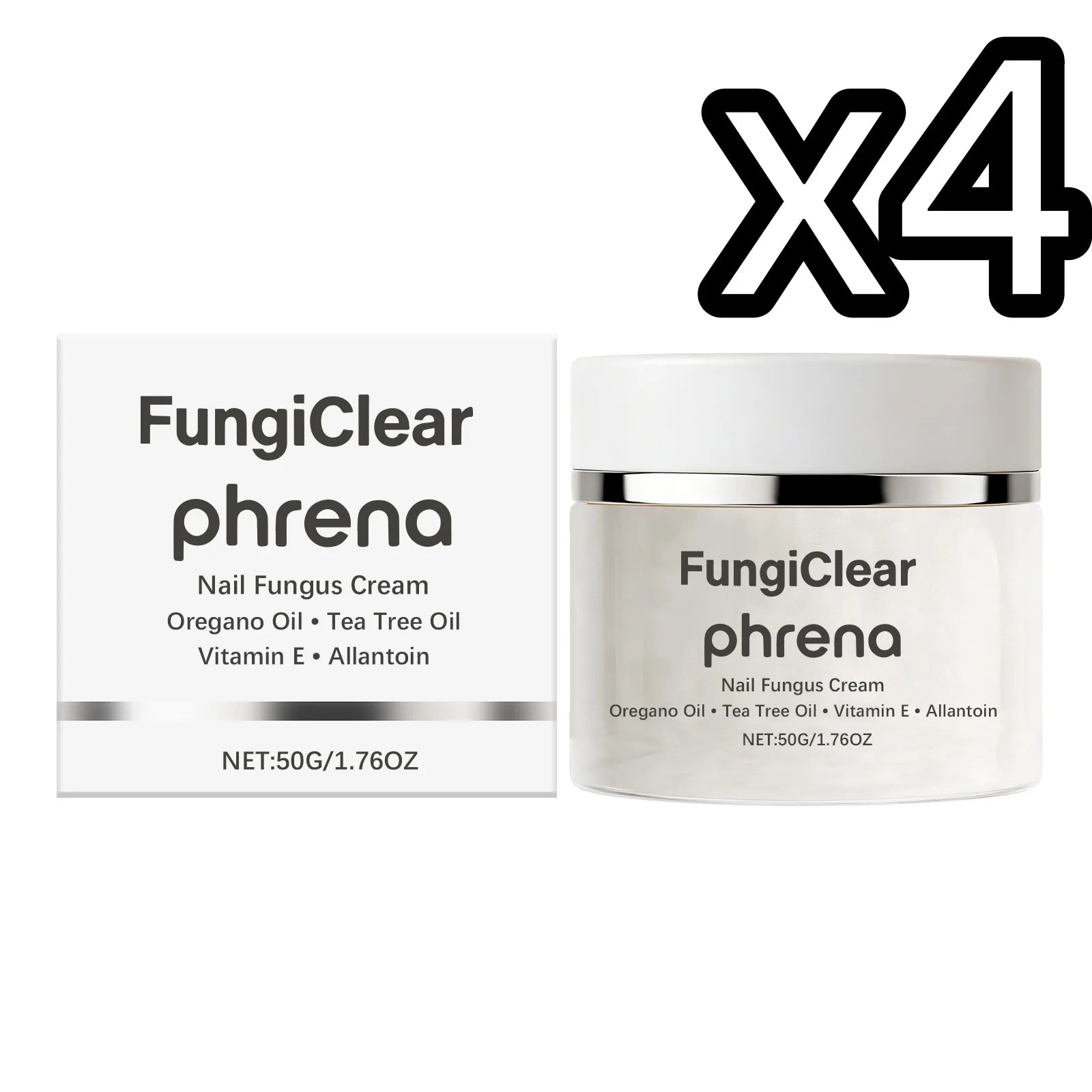 Plant Extract Nail Care Cream – Repair, Nourish & Fungus Treatment Nail Treatment Cream Zpaxo 50g Boxed x 4