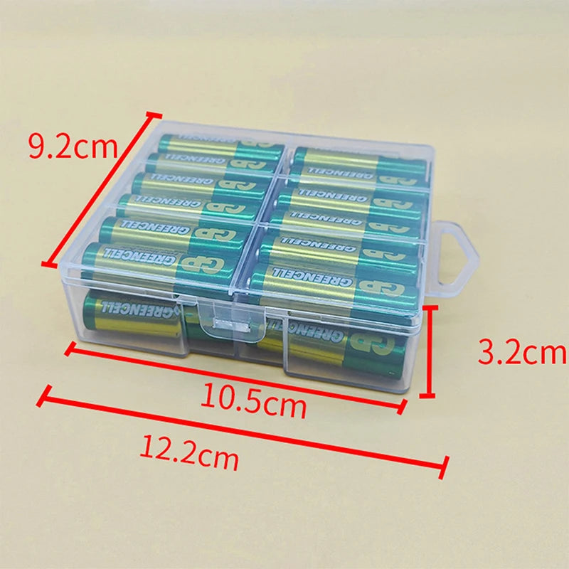 One-pack Transparent AA Battery Plastic Storage Divider Equipment Zpaxo