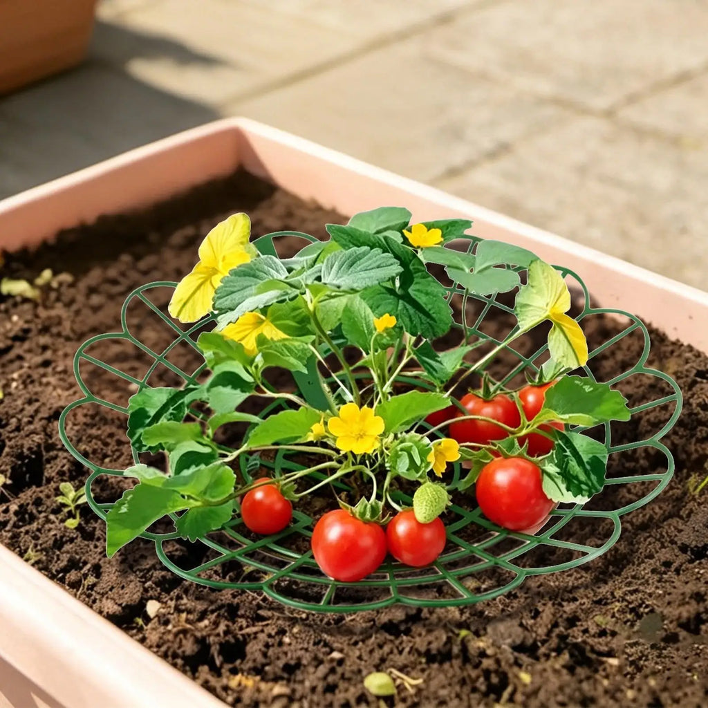 Strawberry Stand Potted Plant Stand Holder Gardening Tools Strawberry Growing Frame for Balcony Outdoor Yard Patio Orchard Zpaxo