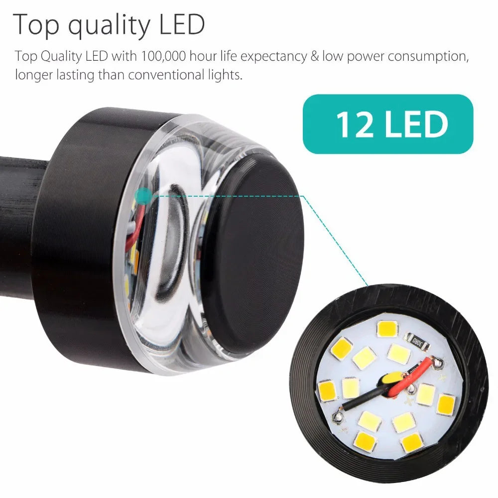 1 Turn Signal Motorcycle LED Light Handlebar Flashing