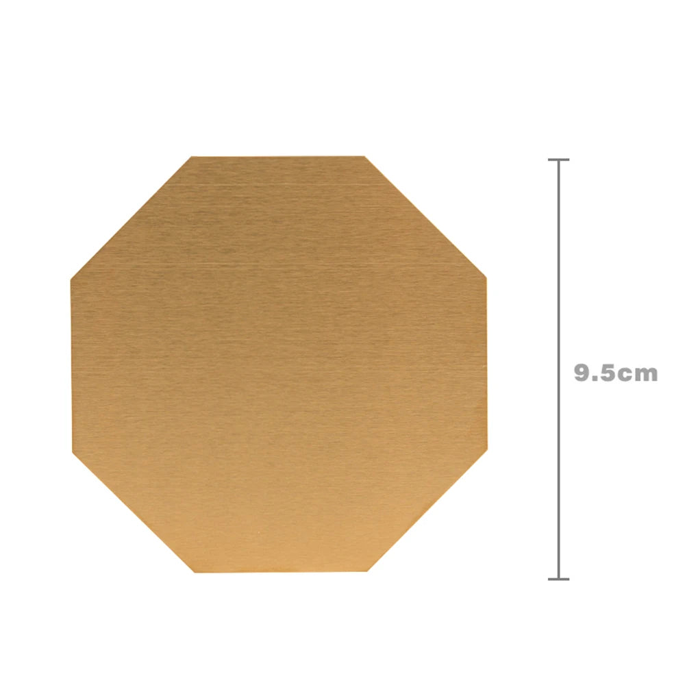 Stainless Steel Coaster Table Mat – Non-Slip Heat Insulating Pad