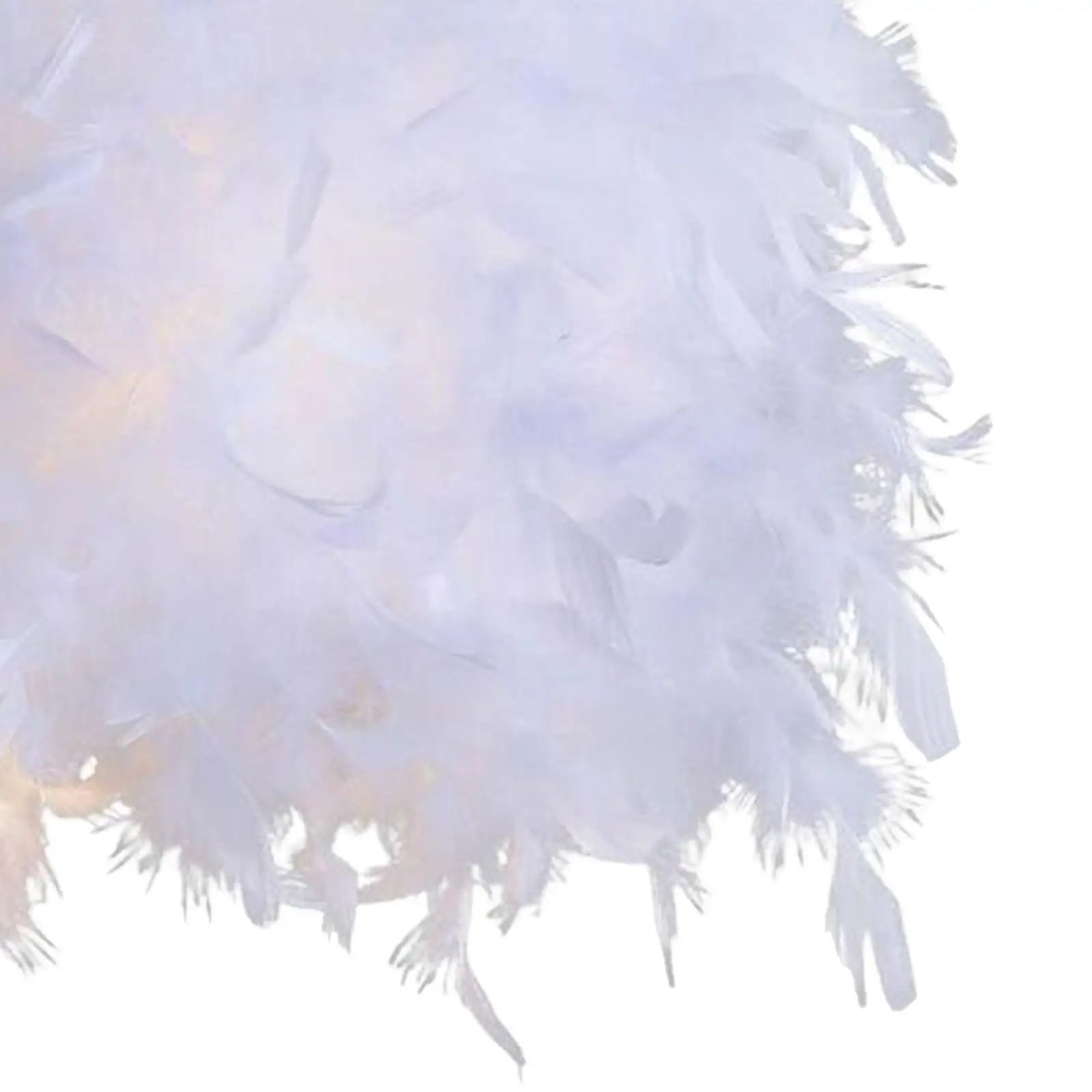 Feather Lampshade – Romantic Pendant Light Cover | Home & Events Feather Lampshade Zpaxo