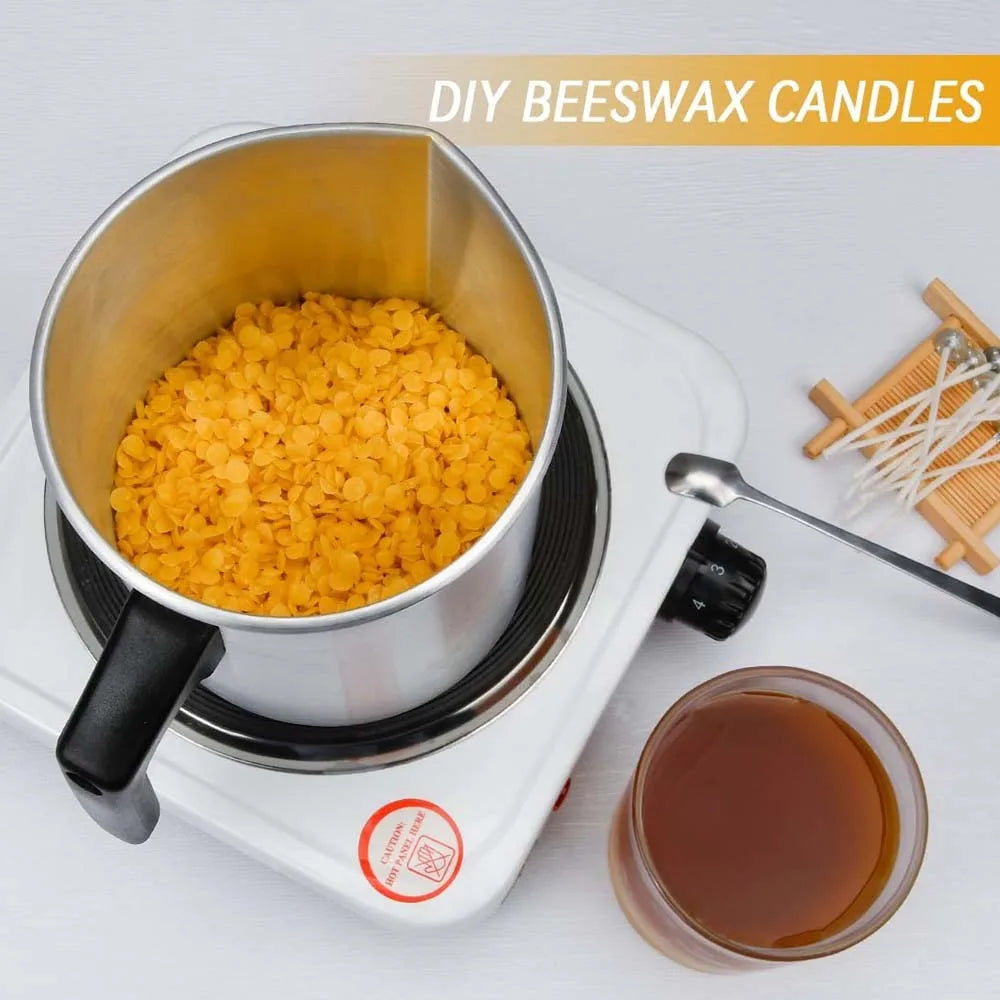 Beeswax Yellow Bees Wax for DIY Candles, Beeswax for Candle Making, Skin, and Hair Care, Lotions, DIY Creams, Lip Balm and Soap Zpaxo