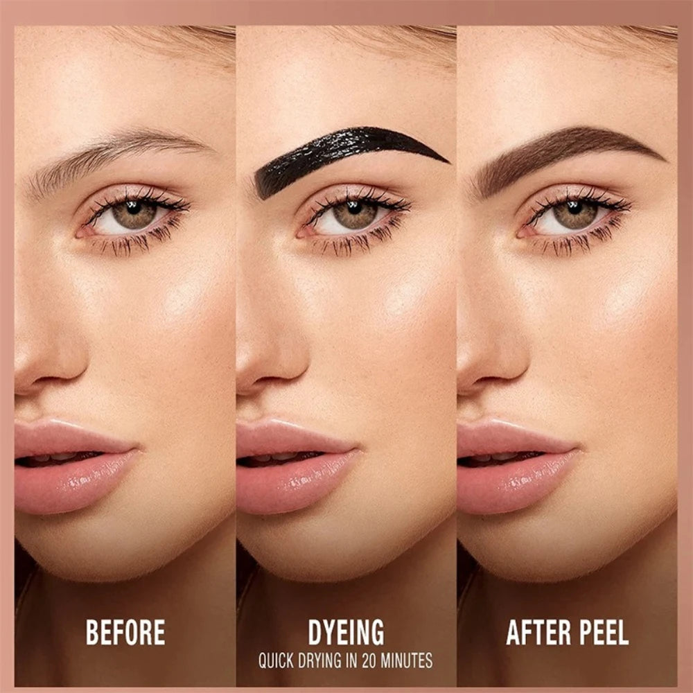 5 Peel-off Eyebrow Gel Cream Quick-drying Lasting Tearing Dye Glue Zpaxo
