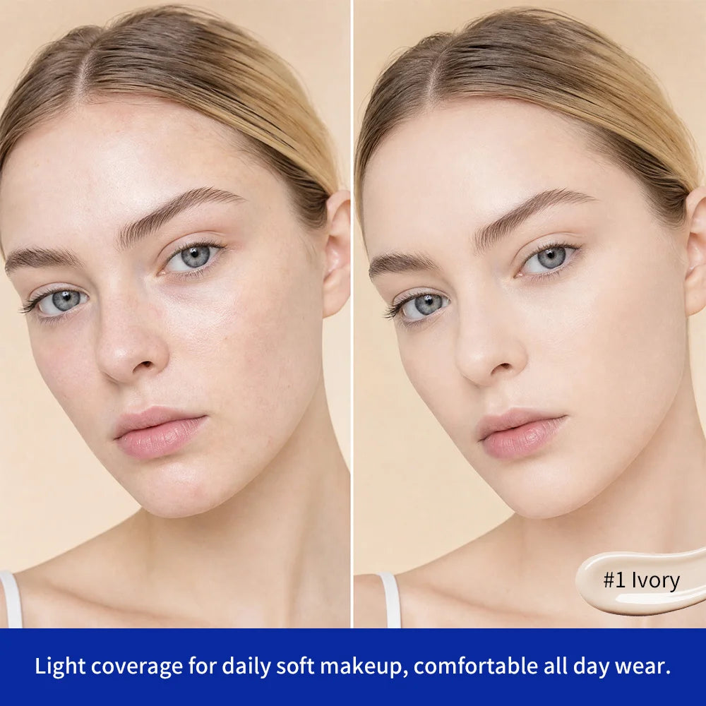 Collagen Hydro Air Cushion CC Cream Long Lasting Hydration Concealer Natural Dewy Finish Makeup Base Zpaxo