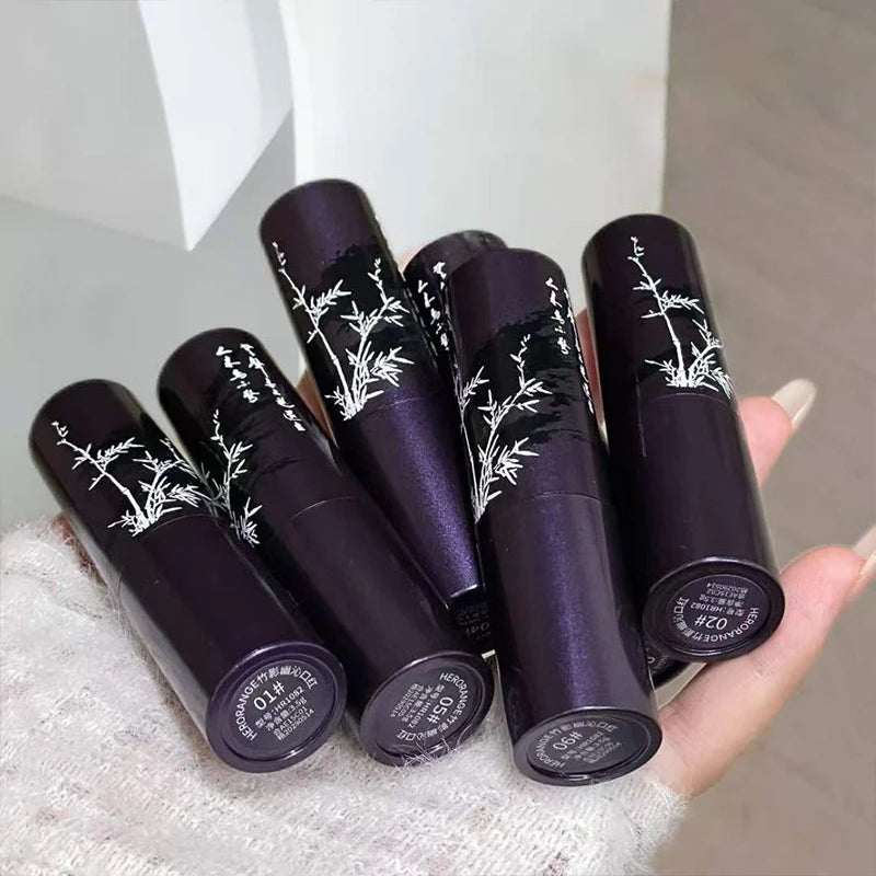 6-color Matte Velvet Lipstick Smooth Waterproof Lasting Lip Stick Solid Lip Gloss Sexy Dark Red Fine Glitter Lip Glaze Makeup Zpaxo